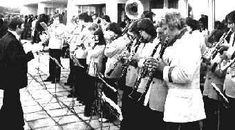Auftritt zur Einweihung des Neukieritzscher Kindergartens 1975